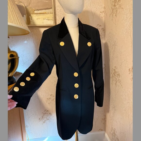 Vintage ITEM blazer jacket with gold buttons - Picture 2 of 13